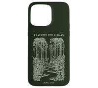 Forest Path Matthew 28 20 Christian Faith Case for iPhone 15 Pro Max
