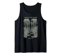 Forest Path Matthew 28 20 Christian Faith Tank Top