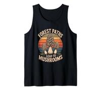 Forest Paths Lead to Mushrooms Hiking Morel Tank Top