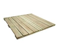 Forest Garden Patio Wooden Deck Tile - 90X90Cm - Pack Of 4