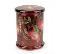 Forest Pine & Pomegranate Large Scented Candle - Luxury Red Glass Jar | 28 Hour Burn Time | Autumn & Winter Fragrance Home Décor