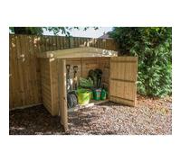 Forest Large Double Door Apex Wooden Garden Storage - Bike/Mower Outdoor Store
