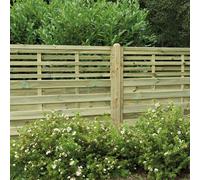 Forest Pressure Treated Decorative Kyoto Fence Panel Option: 6ft x 4ft Pressure Treated Decorative Kyoto Fence Panel
