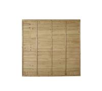 Forest Pressure Treated Superlap Fence Panel 6ft x 5ft 6in (1.83mtr x 1.68mtr) - Pack of 5