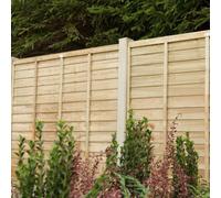 Forest Pressure Treated Superlap Fence Panel Option: 6ft x 5ft (1.83m Pressure Treated Superlap Fence Panel