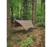 Forest print tarp AMAZONAS Traveller Marron 340x280 cm