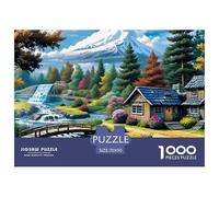 Forest Puzzles 1000 Piece Puzzle Classic Educational Games Beautiful Decoration PuzzleChallengingForest Series PuzzlesColourfulFun Activity for Home100% Recvcled Cardboard70x50cm/1000pcs