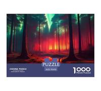 Forest Puzzles 1000 Pieces for Adults Jigsaw Forest Series Puzzle Educational Games Beautiful Decoration Challenging Colourful A Unique100% Recvcled Cardboard70x50cm/1000pcs