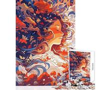 Forest Queen Jigsaw for Teenagers 1000 Pieces Improve Mental Performance Effectively Gentle Relaxing Leisure Game (50X75cm)