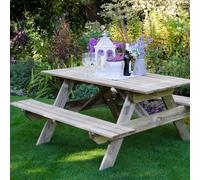Forest Rectangular Picnic Table Option: Small Rectangular Picnic Table