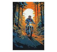 Forest Rides Artistic Wooden Jigsaw Puzzle for Adults, 1000 PCS