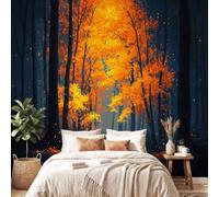 Forest Romantic Natural Mural Wallpaper, Leaves Sunlight Wall Murals for Children Nursery Bedrooms Living Room Wall Mural Art Decor 350 x 256 cm(W x H) Wall Decoration Paper