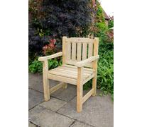 Forest Garden Garden Chair Rosedene – Treated Timber – 90 x 64 x 60 cm – Brown