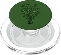 Forest Sage Moss Green Wildflower Botanical Floral Art PopSockets PopGrip for MagSafe