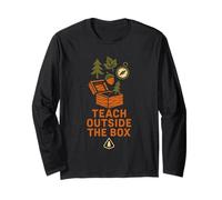 Forest School Teacher Outdoor Nature Educator Wild Learning Long Sleeve T-Shirt