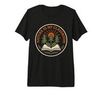 Forest School Teacher Outdoor Nature Educator Wild Learning Premium T-Shirt