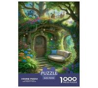 Forest Secret Realm Jigsaw Puzzles Puzzle for Adults Kids. 1000 Pieces Interesting Impossible Challenge Toy Educational Game Home Decoration for Adults& Kids Age 14 Years Up 70x50cm/1000pcs