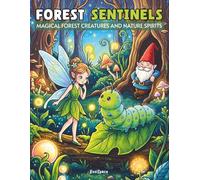 Forest Sentinels: Magical Forest Creatures and Nature Spirits, A Relaxing Fantasy Coloring Book for Stress Relief and Mindfulness