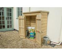 Shiplap Pent Garden Store - 1320 x 1080 x 550mm - Treated Timber - Forest Garden