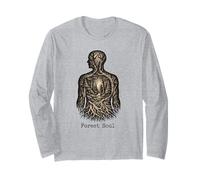 Forest Soul Human Nature Dark Academia Cottagecore Gothic Long Sleeve T-Shirt