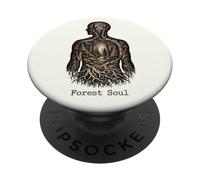 Forest Soul Human Nature Dark Academia Cottagecore Gothic PopSockets Adhesive PopGrip