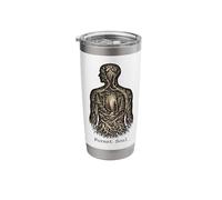 Forest Soul Human Nature Dark Academia Cottagecore Gothic Stainless Steel Insulated Tumbler