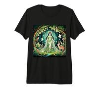 Forest Spirit Guardian - Enchanting Nature-Inspired Art Premium T-Shirt