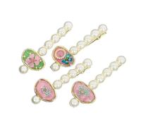 Forest Style Fairy Beauty Side Clip High-end Pearl Hair Clip Summer Single Clip Small Fresh Bangs Clip Hair Accessory