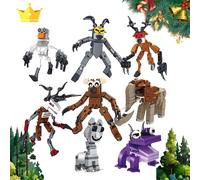 Forest Survival 99 Night Building Toys,480Pcs Brick Set For Kids & Adults,Deer Monster Forest Creatures Block Figures,Creative Building Games Gift For Christmas Toy Idea