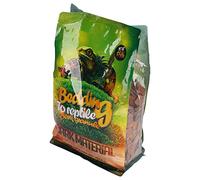 Forest Terrain Bark Chips Natural Wood Substrate for Reptiles, Moisture Absorption Deodorizing Bedding for Lizards, Snakes, Tortoises, 650g Bag for Reptiles Spiders (small particles)