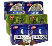 Forest The Moon Incense Cones & Holder Bundle Variety Pack from Hem Trumiri Insense Inscents Insencents Insence