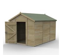 12' x 8' Forest Timberdale 25yr Guarantee Tongue & Groove Pressure Treated Windowless Apex Shed (3.65m x 2.52m)