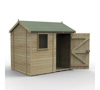8' x 6' Forest Timberdale 25yr Guarantee Tongue & Groove Pressure Treated Reverse Apex Shed (2.47m x 1.98m)