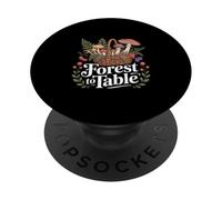 Forest To Table Mushroom Foraging Nature Food PopSockets Adhesive PopGrip