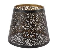 Forest Tree Carving Metal Lamp Shade, Hollow Out Iron Decorative Lamp Cover with Inner Gold Pattern for Table Wall Ceiling Lamp, Easy Installation, Modern