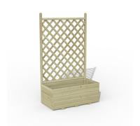 Forest Garden Trellis Planter, Brown