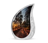 Forest Urn for Human Ashes, Small Teardrop Urns, Urn for Ashes for Women, Cremation Urns for Human Ashes, Mini Urns for Human Ashes, Urns for Burial In Ground, Burial Urn, Miniature Urn 3inch, 1pcs