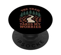 Forest Walk Overthinker Mental Reset Gift Idea PopSockets Adhesive PopGrip