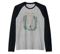Forest Walk Overthinker Mental Reset Gift Idea Raglan Baseball Tee