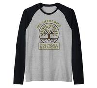 Forest Walk Overthinker Mental Reset Gift Idea Raglan Baseball Tee
