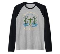 Forest Walk Overthinker Mental Reset Gift Idea Raglan Baseball Tee