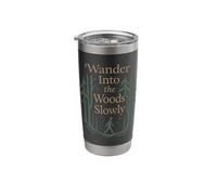 Forest Walk Overthinker Mental Reset Gift Idea Stainless Steel Insulated Tumbler