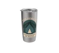 Forest Walk Overthinker Mental Reset Gift Idea Stainless Steel Insulated Tumbler