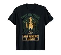 Forest Walk Overthinker Mental Reset Gift Idea T-Shirt