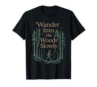 Forest Walk Overthinker Mental Reset Gift Idea T-Shirt