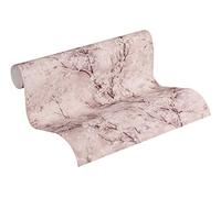 Forest Wallpaper Cosy & Relax New Walls A.S. Création Non-Woven Wallpaper 10.05 m x 0.53 m Pink Brown White Made in Germany 374204 37420-4