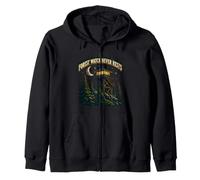 Forest Watch Never Rests Fire Tower Ranger Zip Hoodie