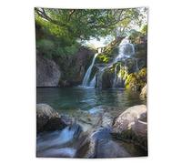 Forest Waterfall Nature Tapestry Tapestry Wall Tapestry for Bedroom Home Wall Room Decor 60"x80"