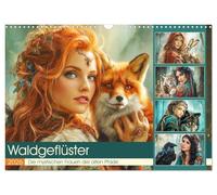 Forest whispers. The mystical women of the old paths UK-Version (Wall Calendar 2026 DIN A3 Landscape), CALVENDO 12 Month Wall Calendar