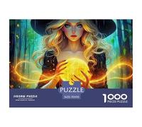 Forest Witch Crystal 1000 Piece Jigsaw Puzzle For Adults Family Challenge Toys Stress Relief Puzzle Cultivate The Spirit of Teamwork for Family Decorations 70x50cm/1000pcs